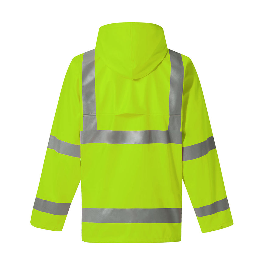 Hi-vis soft flex breathable U-dry jacket (HVS450)