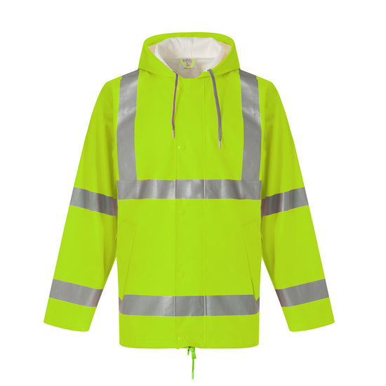 Hi-vis soft flex breathable U-dry jacket (HVS450)