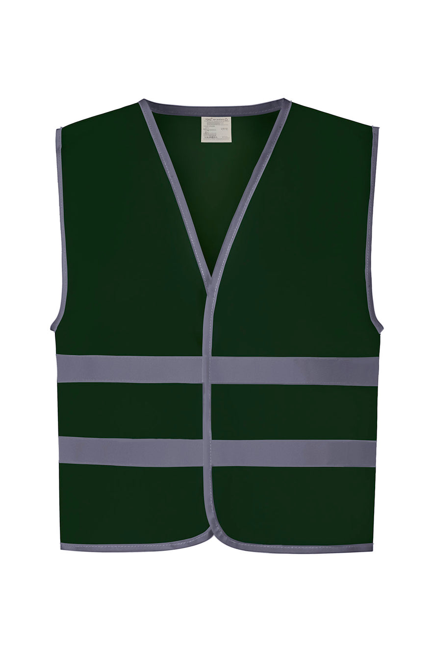 Hi-vis reflective border kids waistcoat (HVW102CH)