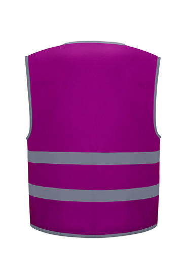 Hi-vis reflective border kids waistcoat (HVW102CH)