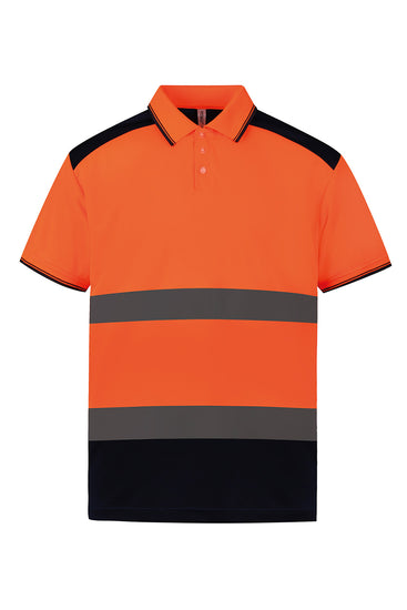 Hi-vis two-tone polo shirt (HVJ220)