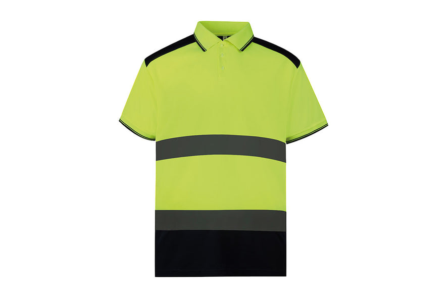 Hi-vis two-tone polo shirt (HVJ220)