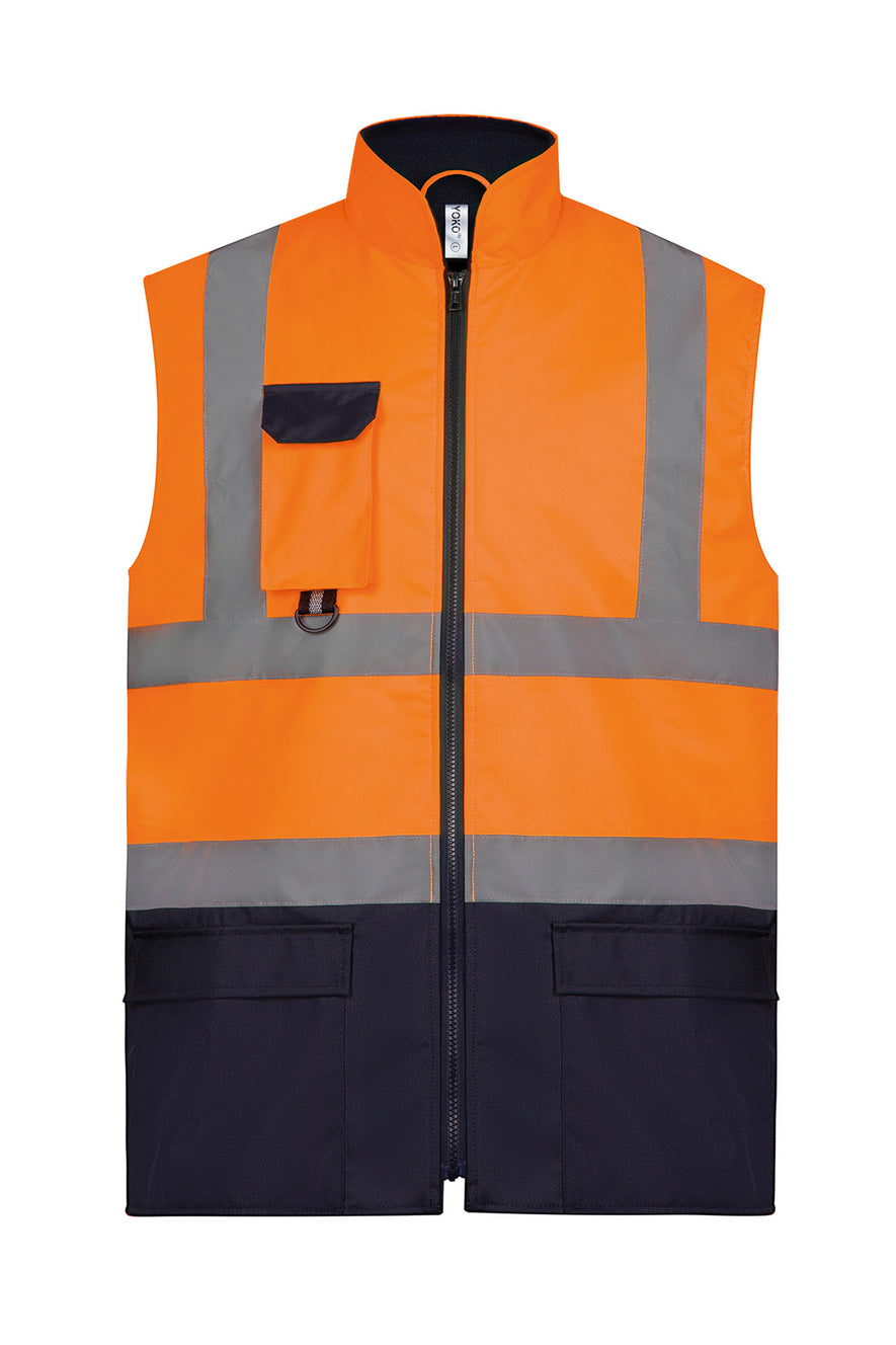 Hi-vis padded bodywarmer (HV005)